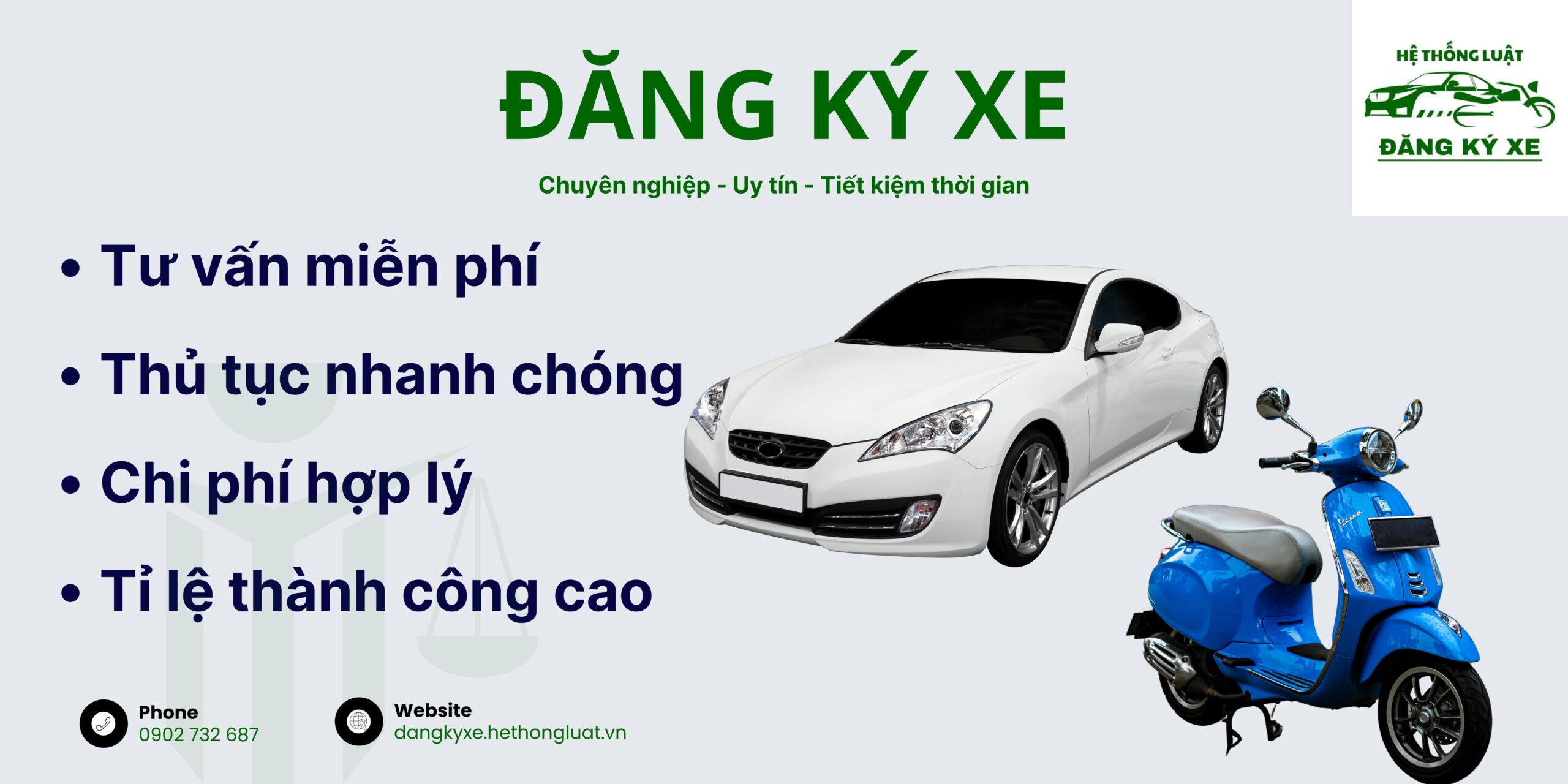 [DANGKYXE] – Trọn gói hỗ trợ Đăng ký xe máy, xe ô tô, các loại xe tương tự tại phường Phúc Lợi, Hà Nội <br><br> - Ảnh 1