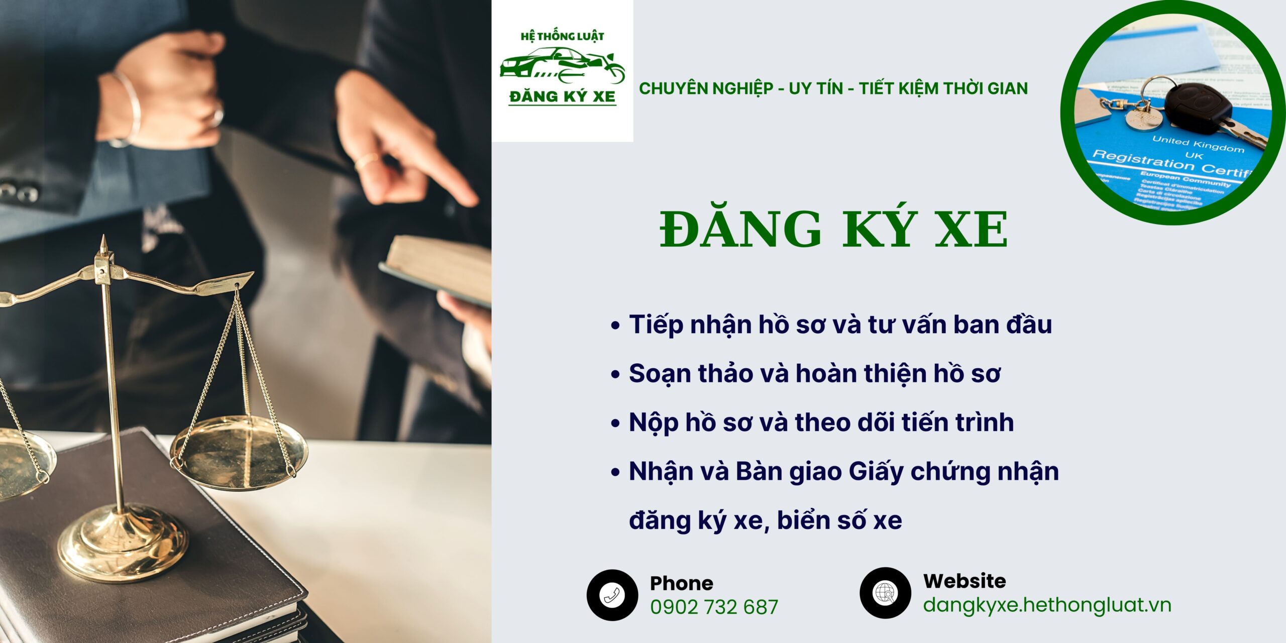 [DANGKYXE.ZLUAT.VN] – Luật sư Đăng ký xe địa điểm phường Cửa Nam, Hà Nội <br><br> - Ảnh 1